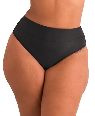 Adore Me Plus Perry Swimwear High Waisted Bottom