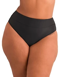 Adore Me Plus Perry Swimwear High Waisted Bottom