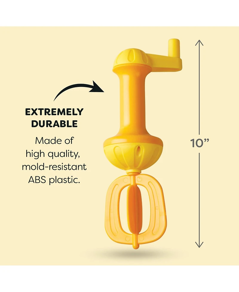 Haba Toddler Bath Toys: Bubble Bath Whisk for Sensory Play, Bubble Maker for Bathtub and Fun Beach and Water Toys for Toddlers