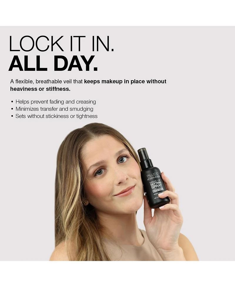 Palladio 4 Ever + Ever Makeup Setting Spray - 3.4 oz