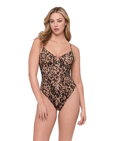 S3 Apparel Women's Sculpting Corset Underwire One-Piece Swimsuit