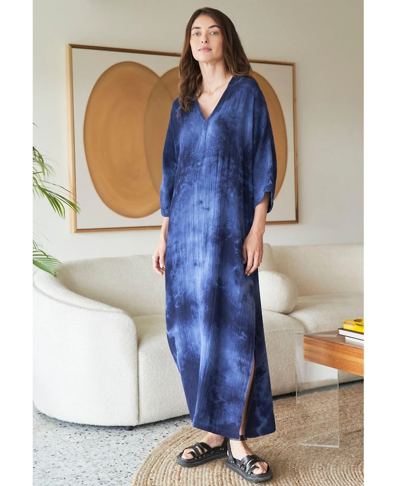 Ocean+Main Women's Gauze Arc Seam Caftan
