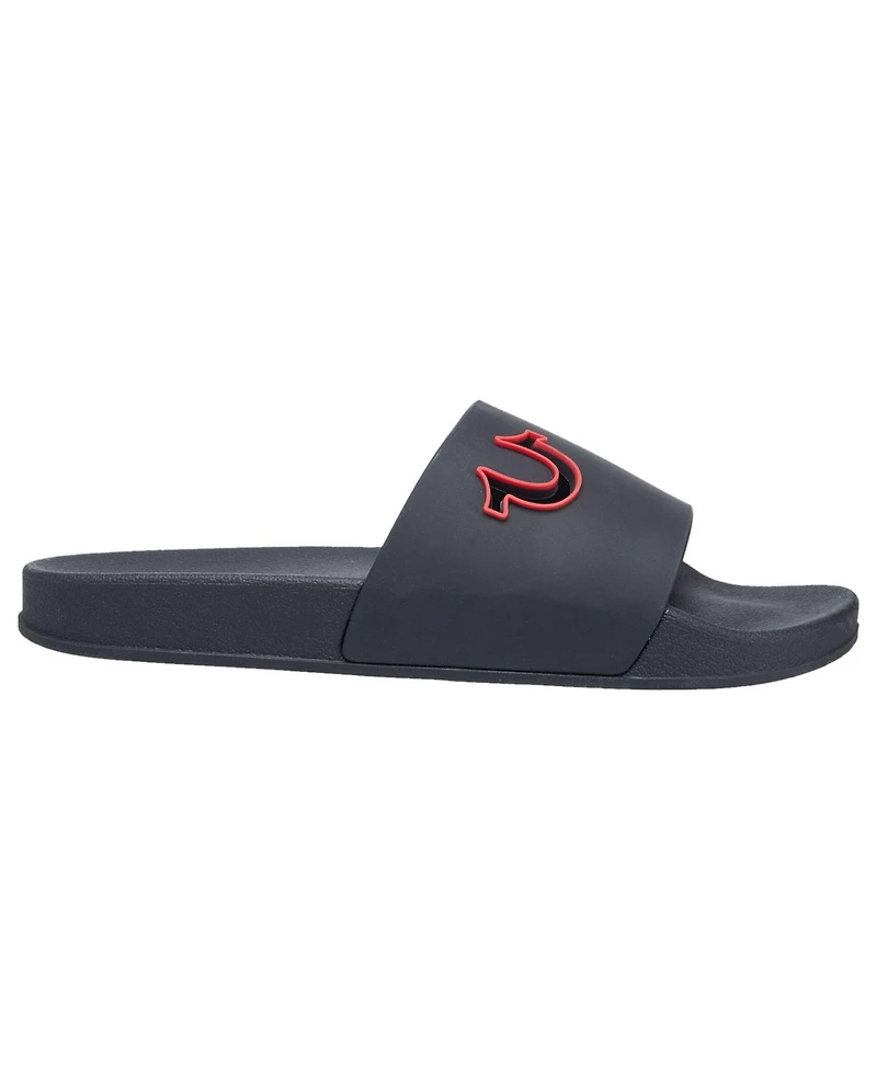 True Religion Men's Russell Chopout Logo Slide