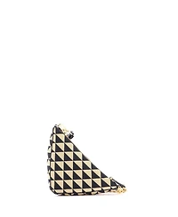 Pre-Owned Prada Mini Symbole Triangle Bag Jacquard