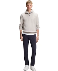 Boss By Hugo Boss Men's Structured Cotton Blend Tapered-Fit Chinos