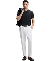 Boss By Hugo Men's Cotton Linen Regular-Fit T-Shirt