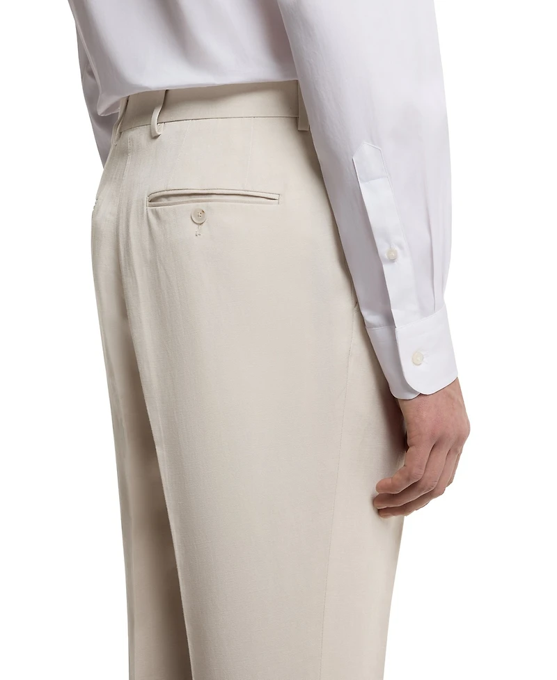 Boss By Hugo x Beckham Men's Micro Pattern Slim-Fit Pants