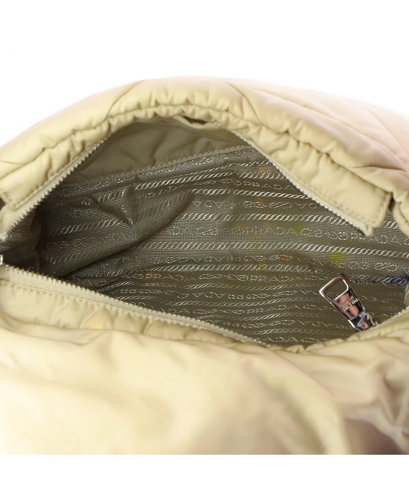 Pre-Owned Prada Padded Flap Shoulder Bag Quilted Tessuto