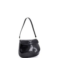 Pre-Owned Prada Cleo Flap Shoulder Bag Spazzolato Leather