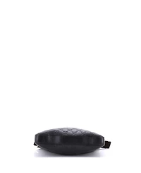 Pre-Owned Gucci Small Signature Zip Messenger Bag Guccissima Leather