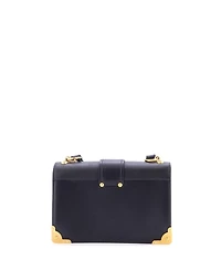Pre-Owned Prada Large Cahier Crossbody Bag Leather and Saffiano Leather