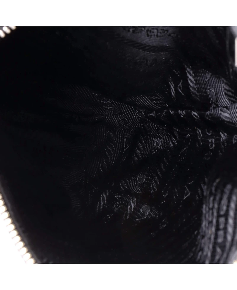 Pre-Owned Prada Triangle Logo Sling Bag Leather