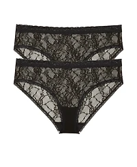 Natori Women's Bliss Allure One Lace Girl Brief 2-Pack