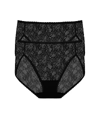 Natori Women's Bliss Allure One Lace French Cut-2 Pack