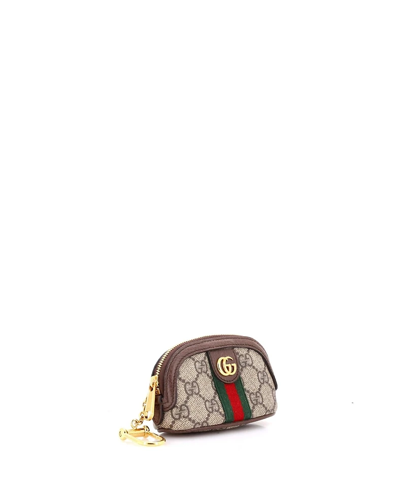 Pre-Owned Gucci Ophidia Key Pouch Gg Coated Canvas