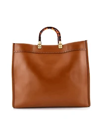 Pre-Owned Fendi Large Sunshine Shopper Tote Leather