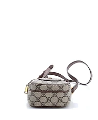 Pre-Owned Gucci Mini Neo Vintage Top Handle Crossbody Bag Gg Coated Canvas