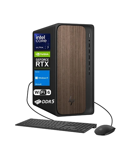Hp OmniDesk Tower Desktop Intel Core Ultra 7 16GB Ram Nvidia GeForce Rtx 5060 2TB Ssd Storage Windows 11 Home
