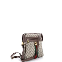 Pre-Owned Gucci Medium Ophidia Messenger Bag Gg Coated Canvas