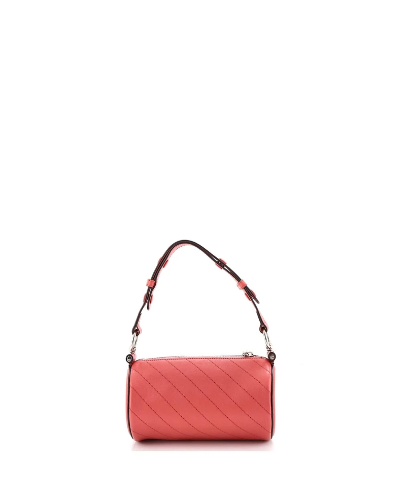 Pre-Owned Gucci Mini Blondie Shoulder Bag Diagonal Quilted Leather