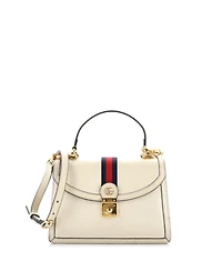 Pre-Owned Gucci Small Ophidia Flap Top Handle Bag Leather