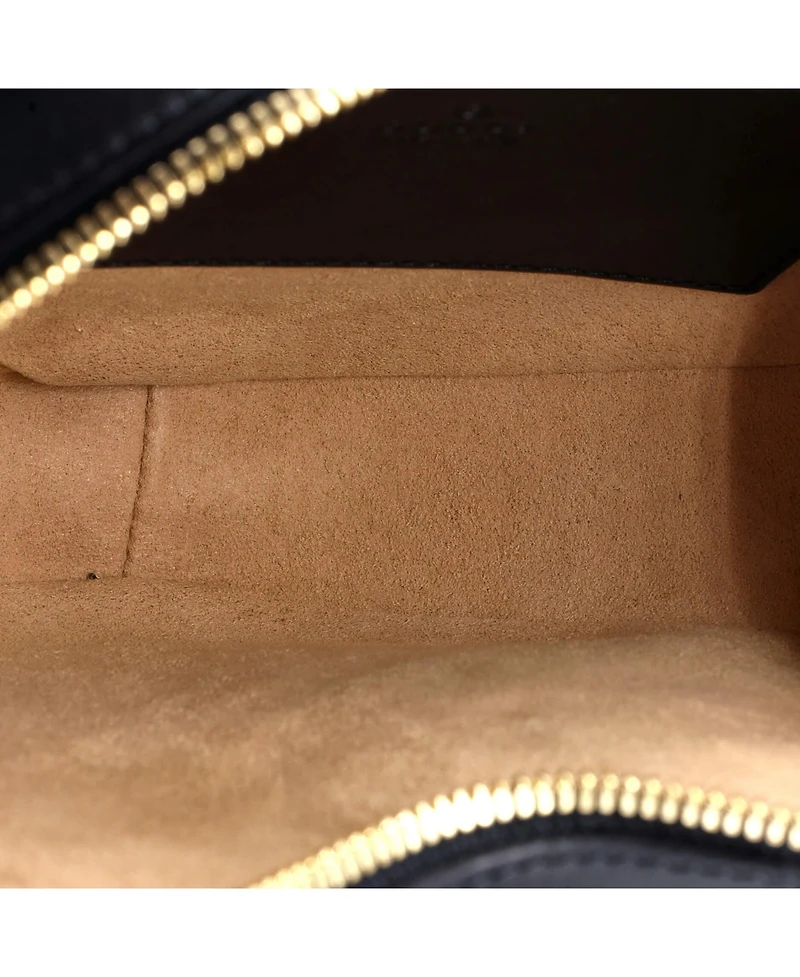 Pre-Owned Gucci Mini Interlocking G Heart Shoulder Bag Diagonal Quilted Leather