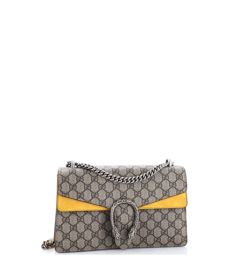 Pre-Owned Gucci Small Dionysus Bag Gg Coated Canvas and Leather