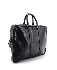 Pre-Owned Gucci Large Convertible Briefcase Gg Imprime