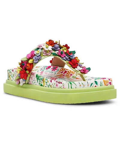 Betsey Johnson Women's Kammeron Slip-On Flat Sandals