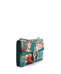 Pre-Owned Gucci Medium Dionysus Bag Blooms Print Leather