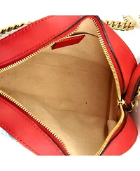 Pre-Owned Gucci Mini Chain Crossbody Bag Blooms Print Gg Coated Canvas