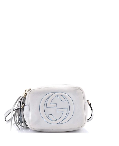 Pre-Owned Gucci Small Soho Disco Crossbody Bag Nubuck