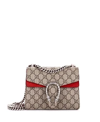 Pre-Owned Gucci Mini Dionysus Bag Gg Coated Canvas