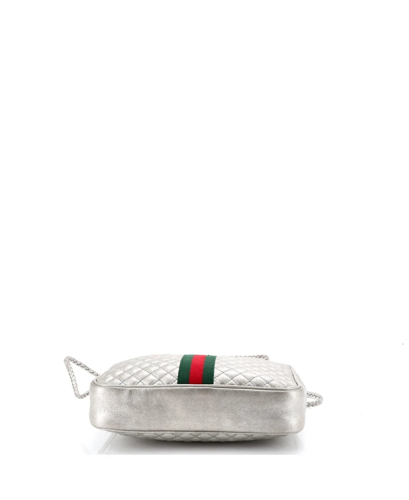 Pre-Owned Gucci Small Trapuntata Camera Bag Quilted Leather