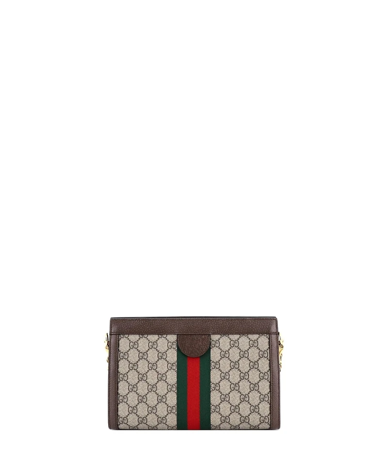 Pre-Owned Gucci Ophidia Chain Shoulder Bag Gg Coated Canvas