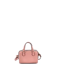 Pre-Owned Gucci Super Mini Convertible Boston Bag Jumbo Gg Embossed Leather