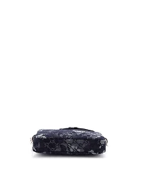 Pre-Owned Gucci Convertible Crossbody Bag Camouflage Gg Denim