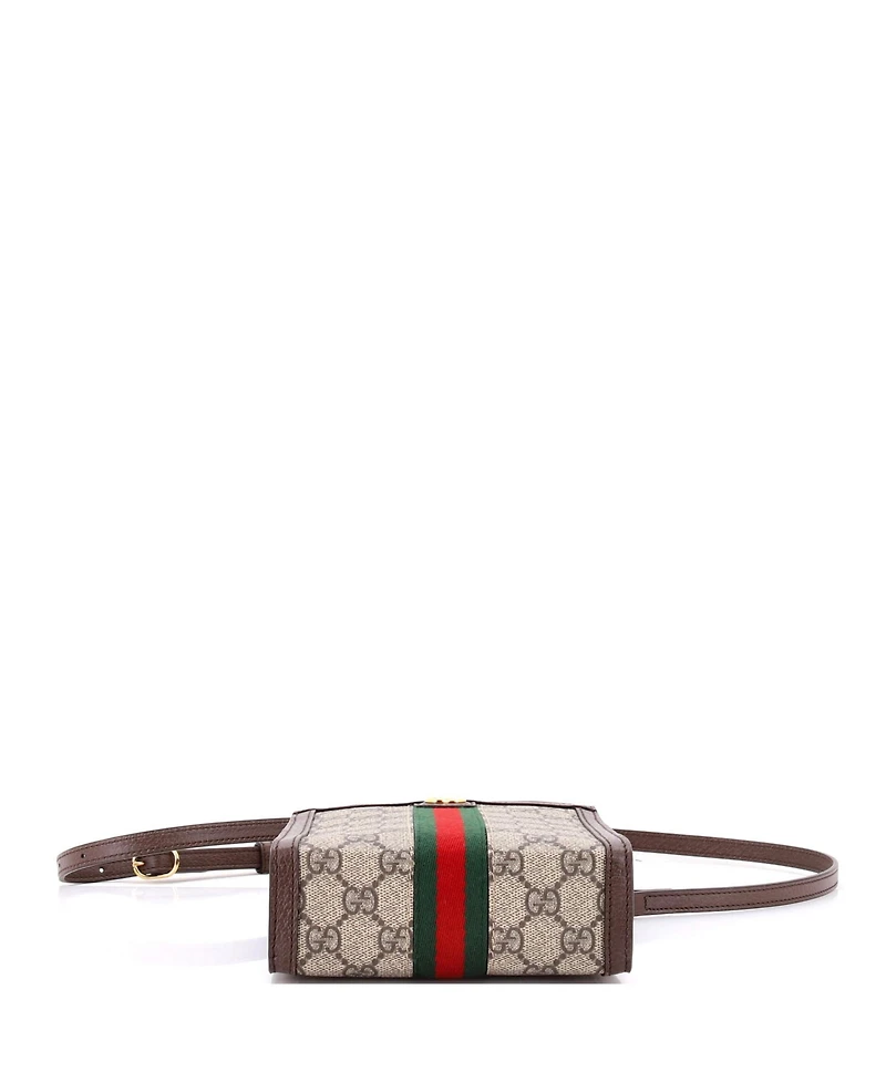 Pre-Owned Gucci Super Mini Ophidia Convertible Tote Gg Coated Canvas