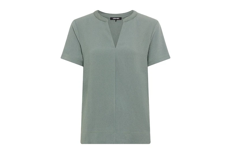 Olsen Women's Mixed Media Tunic T-Shirt