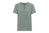 Olsen Women's Mixed Media Tunic T-Shirt