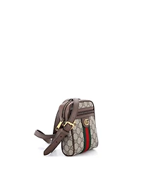 Pre-Owned Gucci Mini Ophidia Messenger Bag Gg Coated Canvas