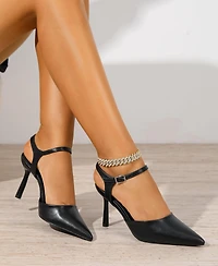 Berness Cesia Ii Ankle Strap D'Orsay Pumps