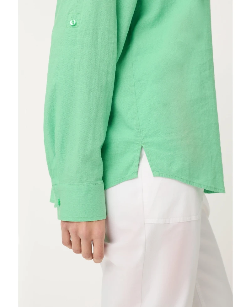 Olsen Women's Linen Blend Shirt