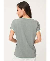 Olsen Women's Safari Print T-Shirt