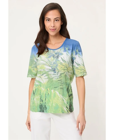 Olsen Women's Botanical Print T-Shirt