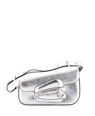 Pre-Owned Gucci Small Horsebit 1955 Asymmetric Shoulder Bag Leather
