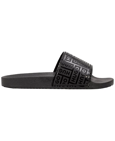 Hugo Boss Men's Monogram Logo Slip-on Slides