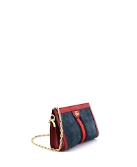Pre-Owned Gucci Small Ophidia Chain Shoulder Bag Suede