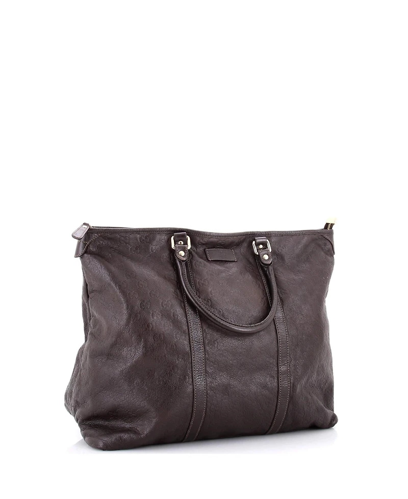 Pre-Owned Gucci Medium Joy Zip Top Tote Guccissima Leather