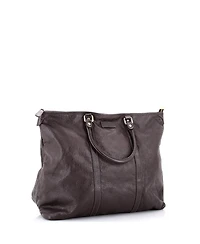 Pre-Owned Gucci Medium Joy Zip Top Tote Guccissima Leather